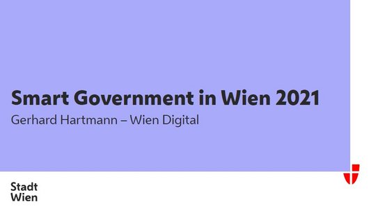 Smart Government in Wien 2021