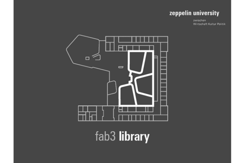 Guidance system of the library of Zeppelin University