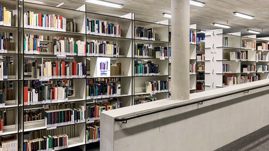 Kunstinstallation in der Bibliothek der Zeppelin Universität - Christof Salzmann