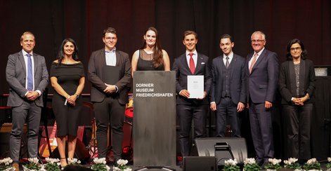 The award winners at the 2024 graduation ceremony.