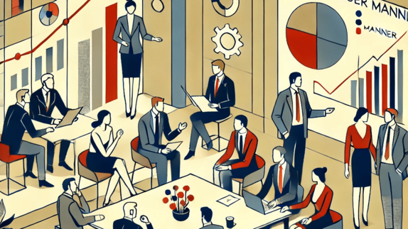 KI-generiertes Bild zum Thema „Männer als Gamechanger für Geschlechtergleichstellung“