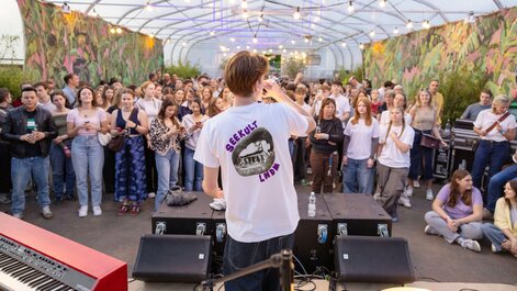 Thrilled the audience with a Glashaus concert: Levent Geiger