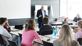 US Consul General Brian Heath seeks an exchange of ideas with ZU students
