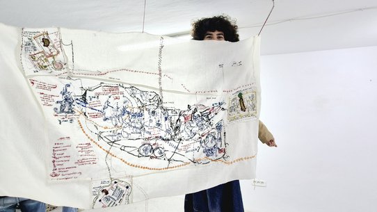 Aisha Azab and her artwork