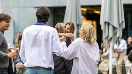 Summer party under the motto "Back to the Future. Powered by Studis" with a colorful program and many guests