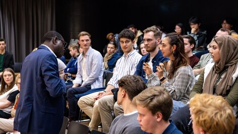 In exchange with ZU students.