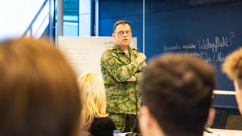 NATO Major General Detlev Simons at the Lake Constance Youth Conference 2025