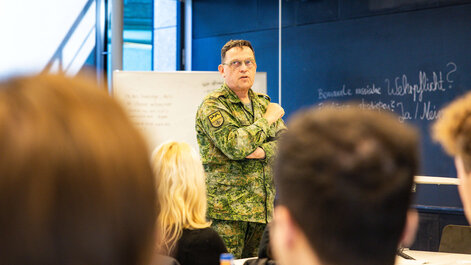 NATO Major General Detlev Simons at the Lake Constance Youth Conference 2025