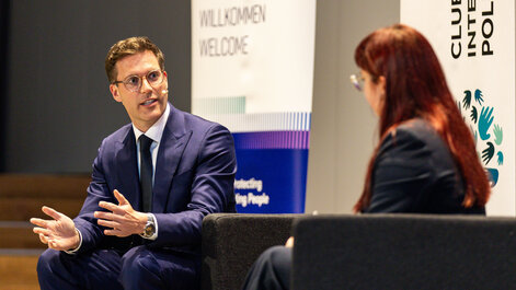 Maunel Hagel bei der Bodensee Youth Conference 2025