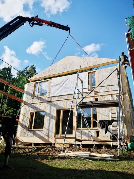 Baustelle: So sieht ein Haus von HALM aus.