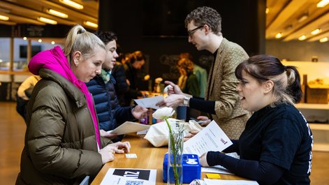 The Student Vice President's team is there for new students at ZU and helps them settle in.