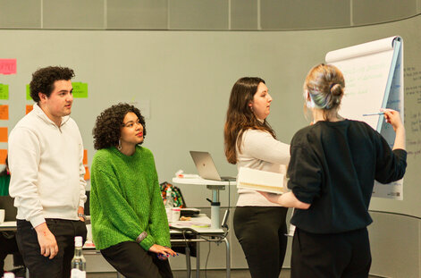 The theoretical and methodological knowledge acquired was applied to practical case studies in group work. 