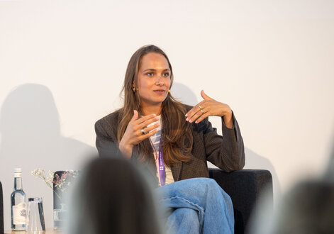 Alumna and founder Charlotte Schmidt: University is a good time to set up your first business. Alumna and founder Charlotte Schmidt: University is a good time to set up your first business.