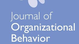New Publication in the Journal of Organizational Behavior