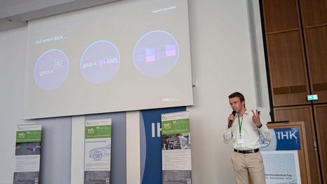 Jens Gessler presented results of the research project Gaia-X 4 Advanced Mobility Services.