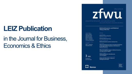 LEIZ publication in ZFWU Cover