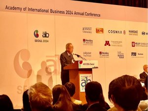 Former UN Secretary General Ban Ki-moon opens the AIB 2024