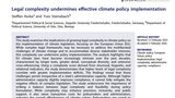 Legal complexity undermines effective climate policy implementation