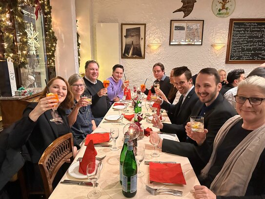 From left to right: Anna Lesche, Dr. Judith Kurte, Prof. Dr. Wolfgang H. Schulz, Oliver Frank, Vincent Geilenberg, Dr. des. Annerose Fischer, Jens Gessler, Hanspeter Rychlik, Doris Ewering