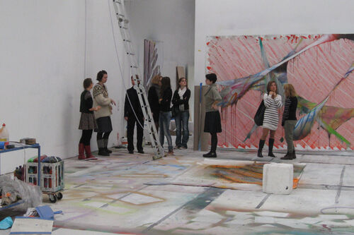 Studio visit as part of a CCM Master seminar