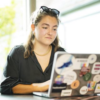 Students working on computers | Photo: ZU, Ilja Mess