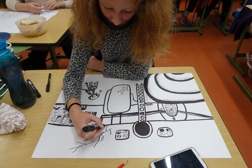 Workshop mit Schüler*innen der ZUŠ HRANICE-Schule
