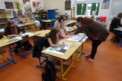 Workshop mit Schüler*innen der ZUŠ HRANICE-Schule