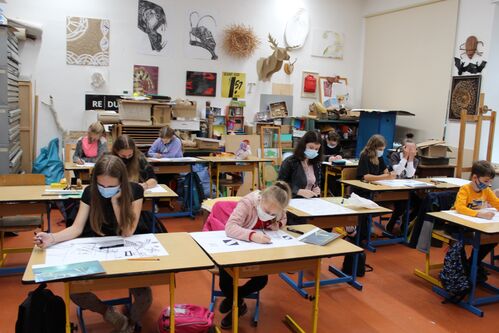 Workshop mit Schüler*innen der ZUŠ HRANICE-Schule