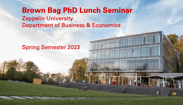 Brown Bag Phd Lunch Seminar Invitation