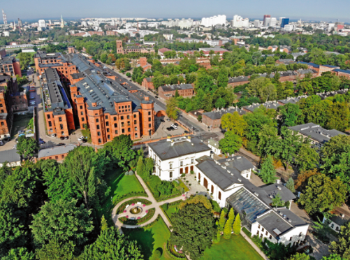 University of Lodz from the top